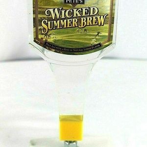 Pete’s Wicked Summer Brew Clear Acrylic Beer Tap H